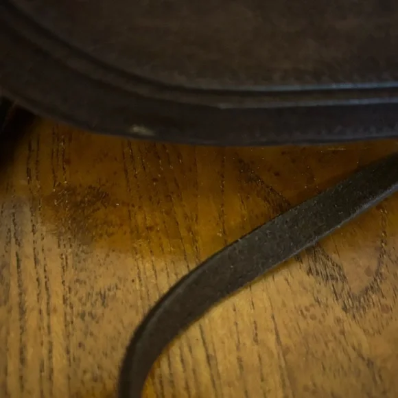 Spartina 449 Coffee Suede Saddle Crossbody Bag - Picture 4 of 15